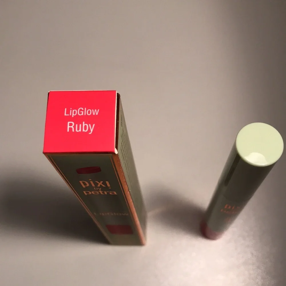 Pixi by Petra Lip Glow in Ruby Tinted Lip Balm 1.5g NEW